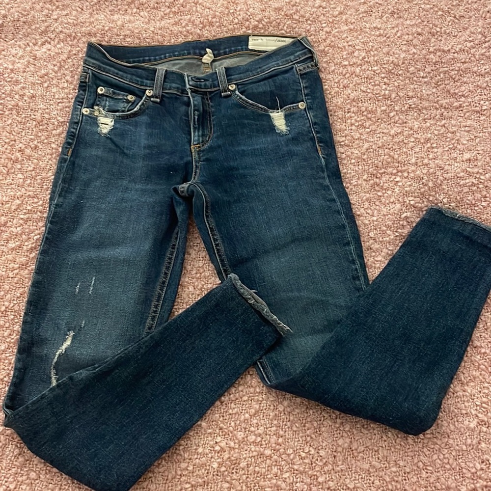Blue rag and bone jeans